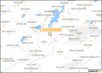 map of Ledgewood