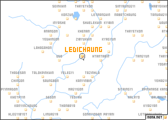 map of Ledichaung