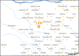 map of Ledi