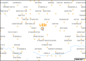 map of Ledi