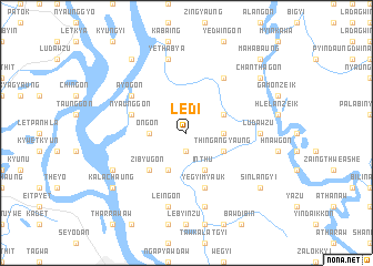 map of Lèdi