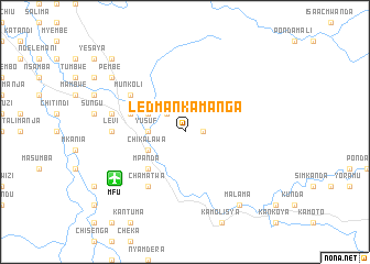 map of Ledman Kamanga