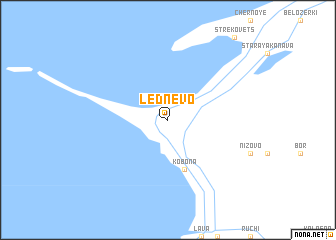 map of Lednëvo