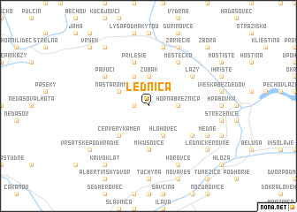 map of Lednica