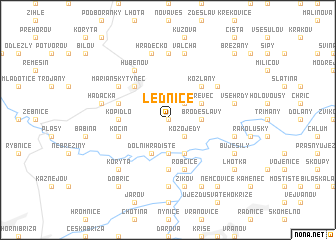 map of Lednice