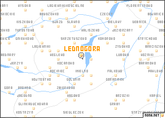 map of Lednogóra