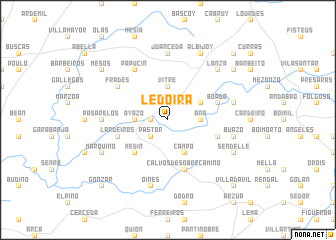 map of Ledoira