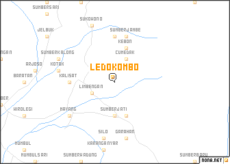 map of Ledokombo