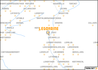 map of Le Domaine