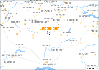 map of Ledonigan