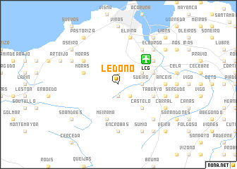 map of Ledoño