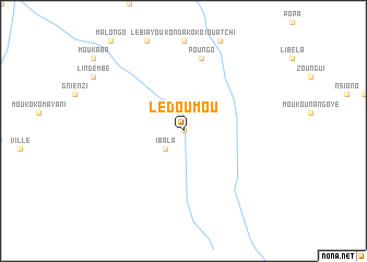 map of Ledoumou