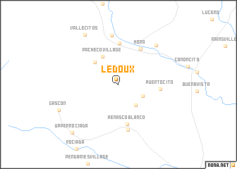 map of Ledoux