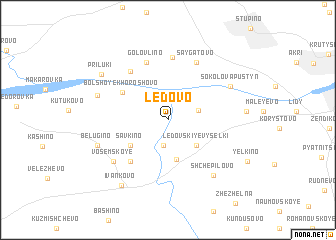 map of Lëdovo