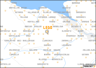 map of Ledo