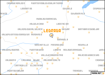 map of Ledrada