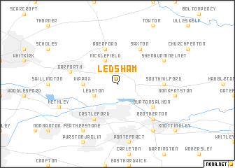 map of Ledsham