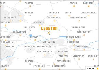 map of Ledston