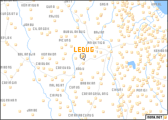 map of Ledug