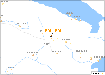 map of Leduledu