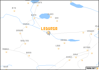 map of Lēdurga