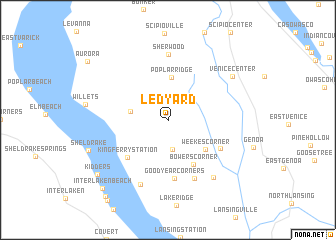 map of Ledyard