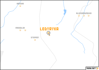 map of Ledyayka