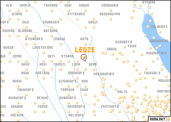 map of Ledze