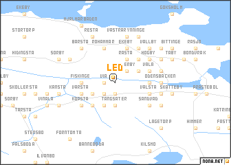 map of Led