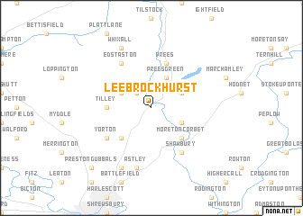 map of Lee Brockhurst