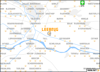 map of Leebrug