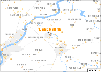 map of Leechburg