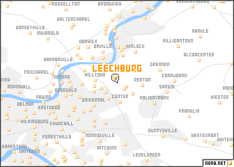 map of Leechburg