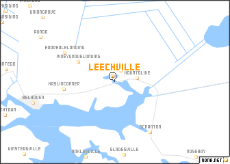 map of Leechville