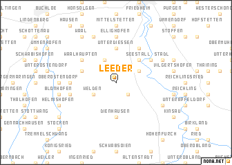 map of Leeder