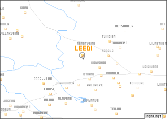 map of Leedi