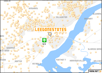 map of Leedon Estates