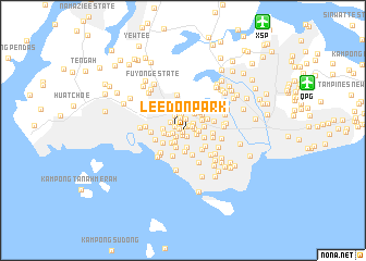map of Leedon Park