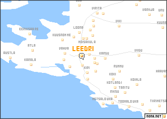 map of Leedri