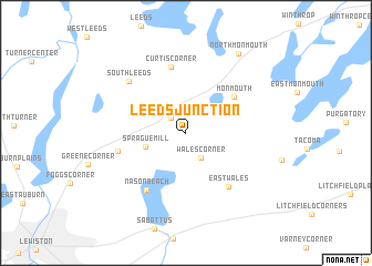 map of Leeds Junction