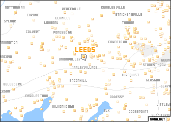 map of Leeds