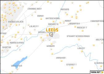 map of Leeds