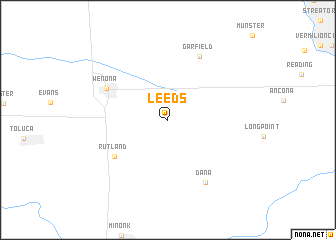 map of Leeds