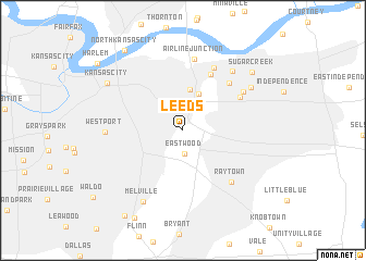 map of Leeds