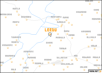 map of Leedu