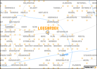 map of Leeg Broek