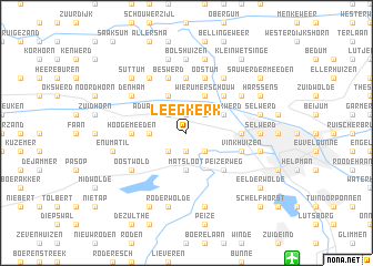 map of Leegkerk