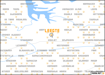 map of Leegte