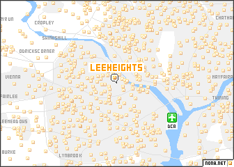 map of Lee Heights