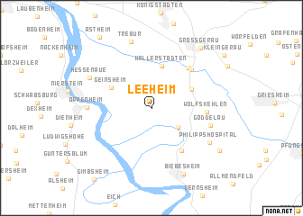 map of Leeheim